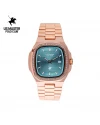 นาฬิกา US Master Polo Club USM-DF04-RG-CY TIMES SQUARE DIAMOND DATE ROSEGOLD / CYAN	