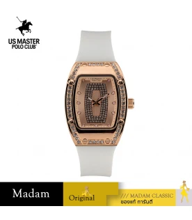 นาฬิกา US Master Polo Club USM-DD53-WE-RG RX-1 MILLIONAIRE WHITE / ROSEGOLD	