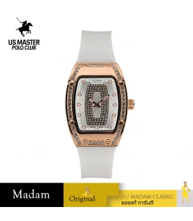 นาฬิกา US Master Polo Club USM-DD53-WE-RWE RX-1 MILLIONAIRE  WHITE / ROSEGOLD WHITE	