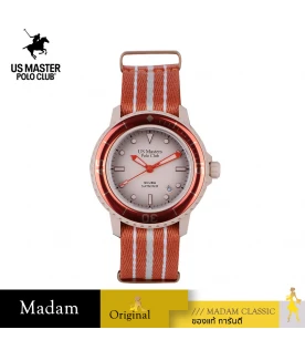 นาฬิกา US Master Polo Club USM-DF01-OR-RG ICONIC TERRA SCUBA ORANGE / ROSEGOLD	