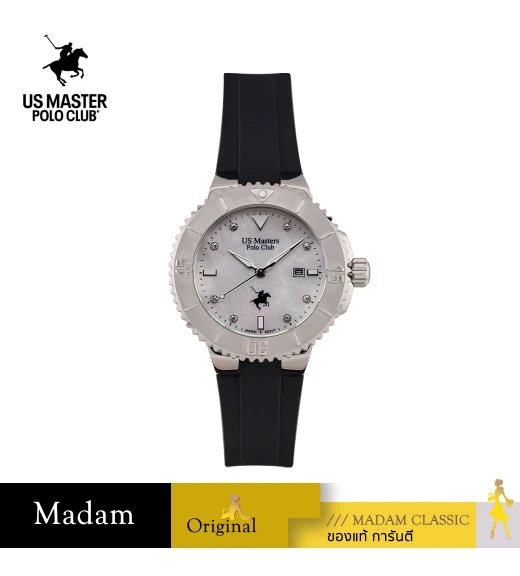 นาฬิกา US Master Polo Club USM-DE15-BK-WE OHIO CLASS BONNY DATE BLUE / WHITE	