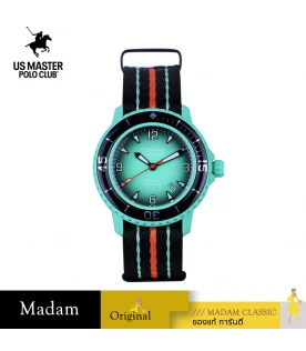 นาฬิกา US Master Polo Club USM-DF01-BK-LGN ICONIC TERRA SCUBA BLACK / LIGHT GREEN	
