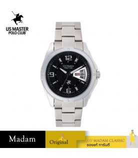 นาฬิกา US Master Polo Club USM-DE04-BK BOSTON MODERN DAY DATE 42MM Black	