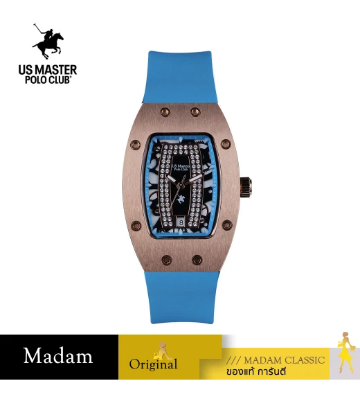 นาฬิกา US Master Polo Club USM-DE09-BU-RG RX-1 MILLIONAIRE BLUE / ROSEGOLD	
