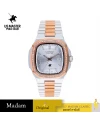 นาฬิกา US Master Polo Club USM-DF04-SRG-WE TIMES SQUARE DIAMOND DATE SILVER ROSEGOLD / WHITE	