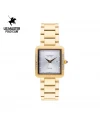 นาฬิกา US Master Polo Club USM-DE26-GD-WE FIRST LADY DIAMOND SQUARE DATE GOLD / WHITE	
