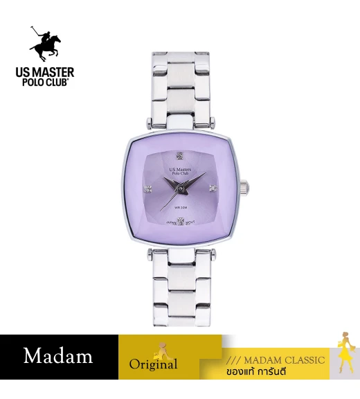 นาฬิกา US Master Polo Club USM-DE22-LIC FIRST LADY CRYSTALLINE DATE LILAC	