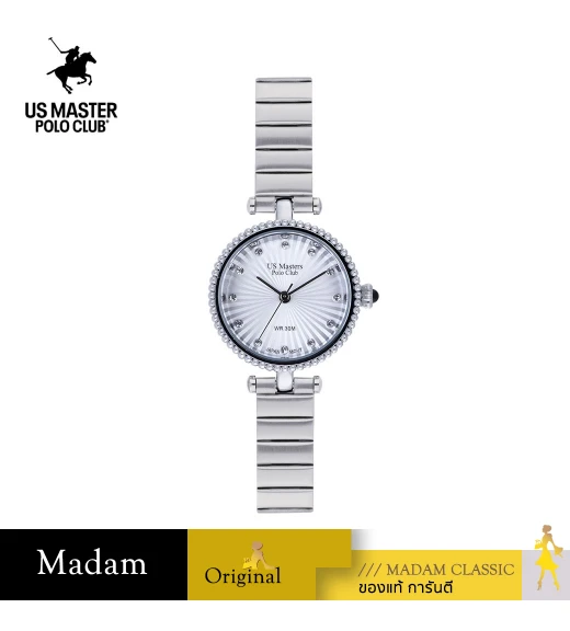 นาฬิกา US Master Polo Club USM-DE20-WE FIRST LADY PEARL OYSTER WHITE	