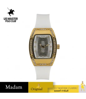 นาฬิกา US Master Polo Club USM-DD53-WE-GWE RX-1 MILLIONAIRE  WHITE / GOLD WHITE	