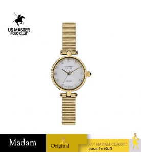 นาฬิกา US Master Polo Club USM-DE20-GD-WE FIRST LADY PEARL OYSTER GOLD / WHITE	
