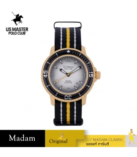นาฬิกา US Master Polo Club USM-DF01-BK-LYW ICONIC TERRA SCUBA BLACK / LIGHT YELLOW	