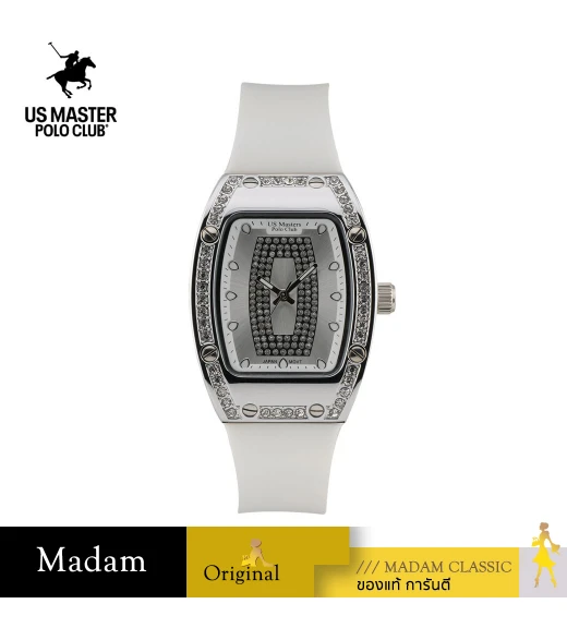 นาฬิกา US Master Polo Club USM-DD53-WE-WE RX-1 MILLIONAIRE WHITE / WHITE	