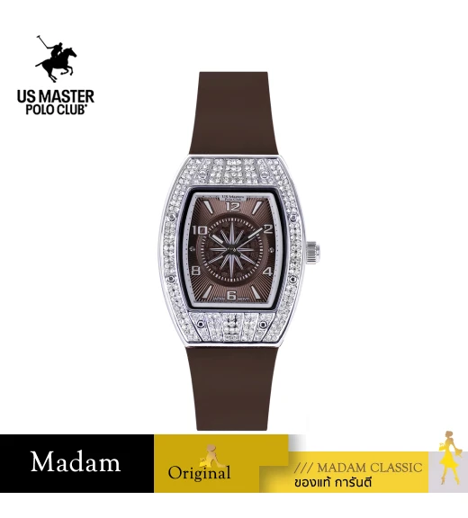 นาฬิกา US Master Polo Club USM-DF18-BR-WBR RX-1 BILLIONAIRE COMPASS BROWN / WHITE BROWN	