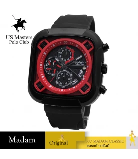 นาฬิกา US Master Polo Club USM-220811S-IPRD USM-220811S PLATING BLACK / RED	