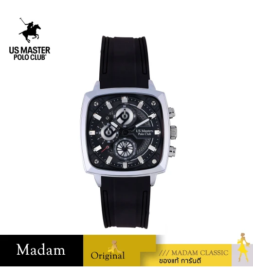 นาฬิกา US Master Polo Club USM-DF19-BK TIMES SQUARE CHONO ONE BLACK	