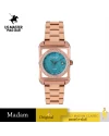 นาฬิกา US Master Polo Club USM-DF09-RG-RCY FIRST LADY ROYALE SQUARE DATE  ROSEGOLD / RETRO CYAN	