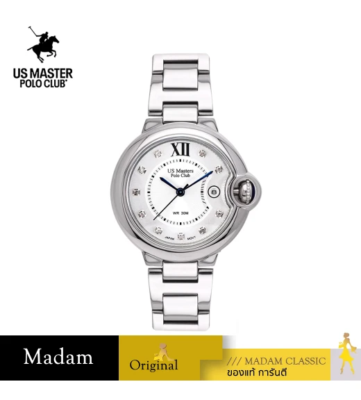 นาฬิกา US Master Polo Club USM-DH04-WE HARMONY CLASSIC DATE WHITE	