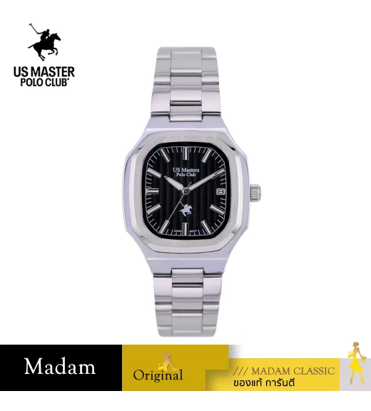นาฬิกา US Master Polo Club USM-DI02-BK TIMES SQUARE GRAND CURTAIN DATE BLACK	