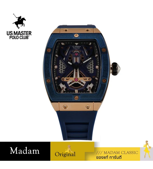 นาฬิกา US Master Polo Club USM-DH12-BU-RBU RX-1 PHANTOM M.1 BLUE / ROSEGOLD BLUE	