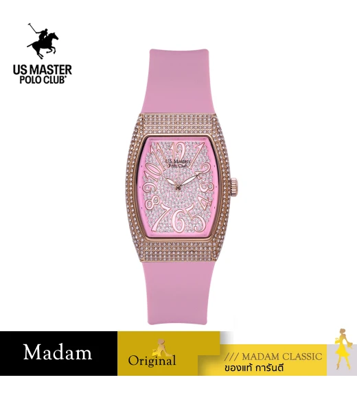 นาฬิกา US Master Polo Club USM-DK03-PK-RPK RX-1 LADY DIAMONDS SHIELD PINK / ROSEGOLD PINK	