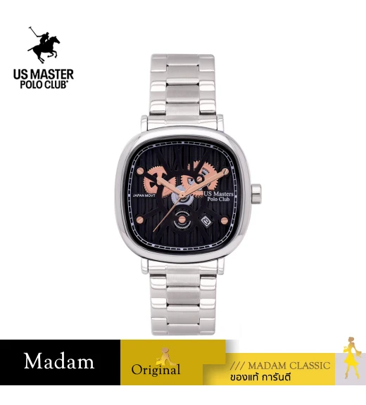 นาฬิกา US Master Polo Club USM-EA01-BK TIMES SQUARE COG DATE BLACK	