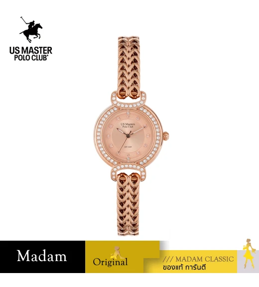 นาฬิกา US Master Polo Club USM-DH05-RG FIRST LADY PRINCESS DIAMOND ROSEGOLD	