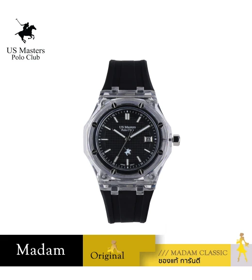นาฬิกา US Master Polo Club USM-DG03-BK-BK OCTAGON ROYAL PRISTINE BLACK / BLACK	