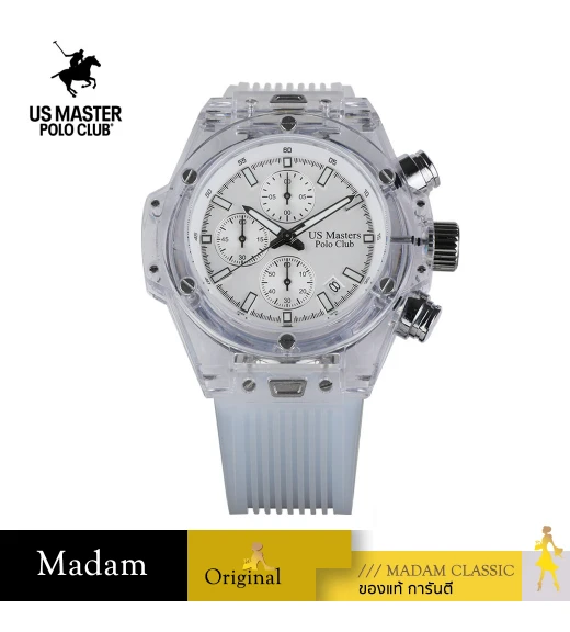 นาฬิกา US Master Polo Club USM-DI01-WE GRAN TURISMO SUPERLEGGERA R5 WHITE	