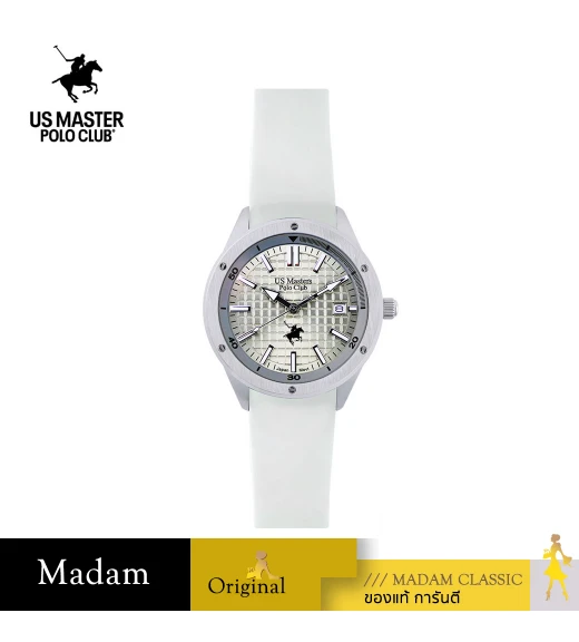 นาฬิกา US Master Polo Club USM-DA05-WE DETROIT DATE WHITE	