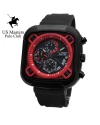 นาฬิกา US Master Polo Club USM-220811S-IPRD USM-220811S PLATING BLACK / RED	
