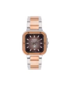 นาฬิกา US Master Polo Club USM-DF06-SRG-LBR TIMES SQUARE CLASSIC SILVER ROSEGOLD / LIGHT BROWN	