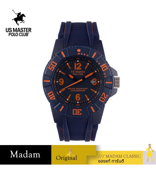 นาฬิกา US Master Polo Club USM-DK07-BU OHIO CLASS NAUTILUS 200M DATE BLUE	