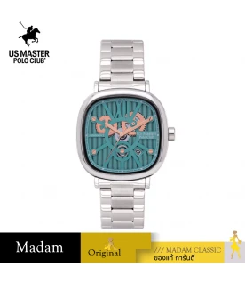 นาฬิกา US Master Polo Club USM-EA01-RCY TIMES SQUARE COG DATE RETRO CYAN	