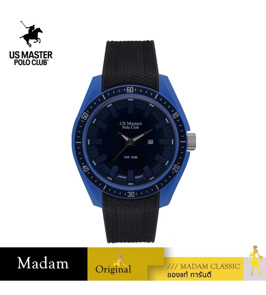 นาฬิกา US Master Polo Club USM-DG05-BK-BU ICONIC 3D 60S BLACK / BLUE	