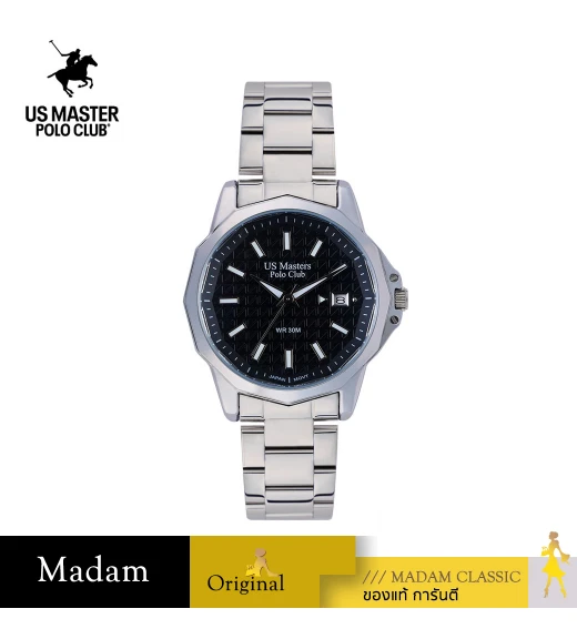 นาฬิกา US Master Polo Club USM-DF10-BK BOSTON CLASSIC 30MM BLACK	