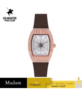 นาฬิกา US Master Polo Club USM-DF18-BR-RWE RX-1 BILLIONAIRE COMPASS BROWN / ROSEGOLD WHITE	