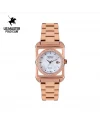 นาฬิกา US Master Polo Club USM-DF09-RG-WE FIRST LADY ROYALE SQUARE DATE ROSEGOLD / WHITE	