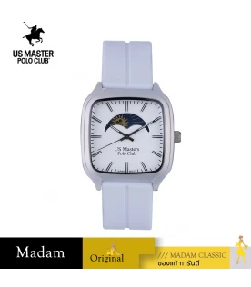 นาฬิกา US Master Polo Club USM-DF12-WE-WE TIMES SQUARE SUN AND MOON WHITE / WHITE	