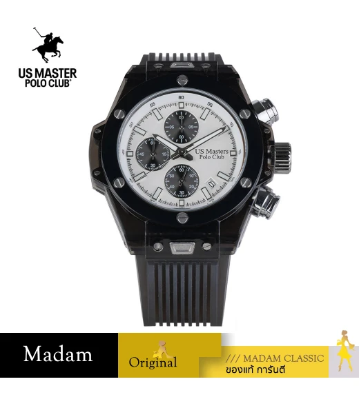 นาฬิกา US Master Polo Club USM-DI01-IPWE GRAN TURISMO SUPERLEGGERA R5 PLATING BLACK / WHITE	