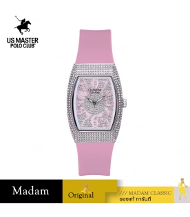 นาฬิกา US Master Polo Club USM-DK03-PK-WE RX-1 LADY DIAMONDS SHIELD PINK / WHITE	