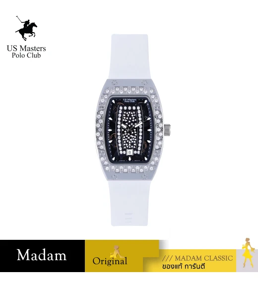 นาฬิกา US Master Polo Club USM-DG02-WE-BK RX-1 BILLIONAIRE TG DATE WHITE / BLACK	