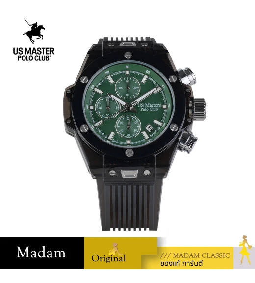 นาฬิกา US Master Polo Club USM-DI01-IPGN GRAN TURISMO SUPERLEGGERA R5 PLATING BLACK / GREEN	