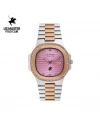 นาฬิกา US Master Polo Club USM-DD55-SRG-NIP THE EMPIRE DIAMOND FRAME DATE SILVER ROSEGOLD / NIPPON	
