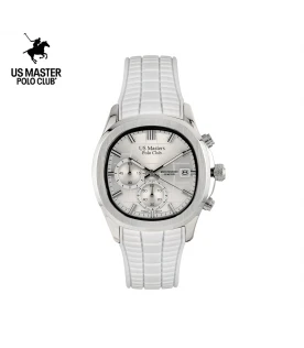 นาฬิกา US Master Polo Club USM-DD36-WE-WE THE EMPIRE CHRONO EYES DATE WHITE	