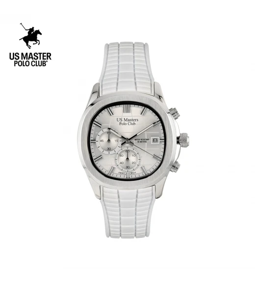 นาฬิกา US Master Polo Club USM-DD36-WE-WE THE EMPIRE CHRONO EYES DATE WHITE	