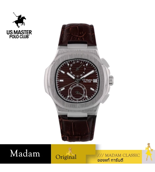 นาฬิกา US Master Polo Club USM-DD03-BR-BR EMPIRE SPORTY LT DATE BROWN / BROWN	