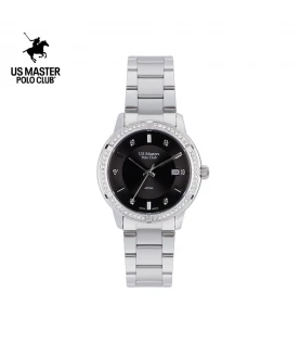 นาฬิกา US Master Polo Club USM-DD25-BK NEW YORK LADY DIAMOND BLACK	