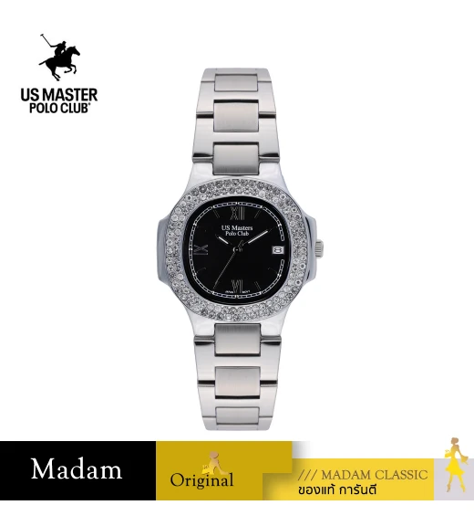 นาฬิกา US Master Polo Club USM-DC07-BK FIRST LADY GRAND DIAMOND BLACK	