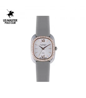 นาฬิกา US Master Polo Club USM-DD29-GY-WE FIRST LADY ROMAN ROYALE GREY / WHITE	