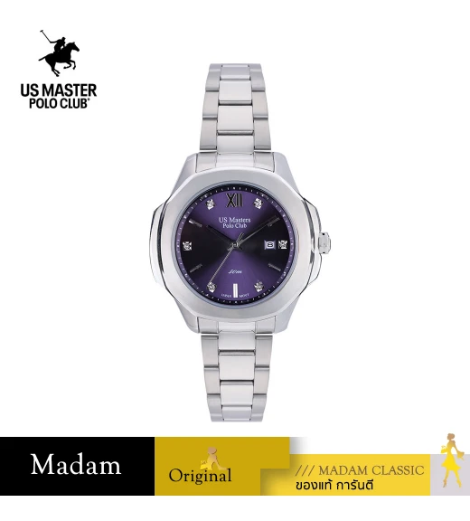 นาฬิกา US Master Polo Club USM-DD23-VLT FIRST LADY NO.1 CLASSIC DATE VIOLET	